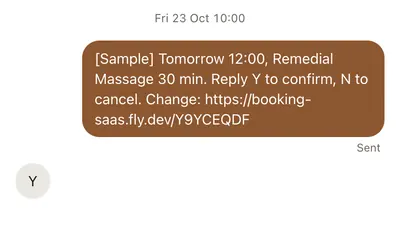 Texts and reminders